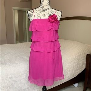 Laundry chiffon pleated dress